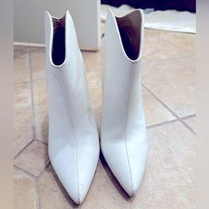 White Barbiecore boots
